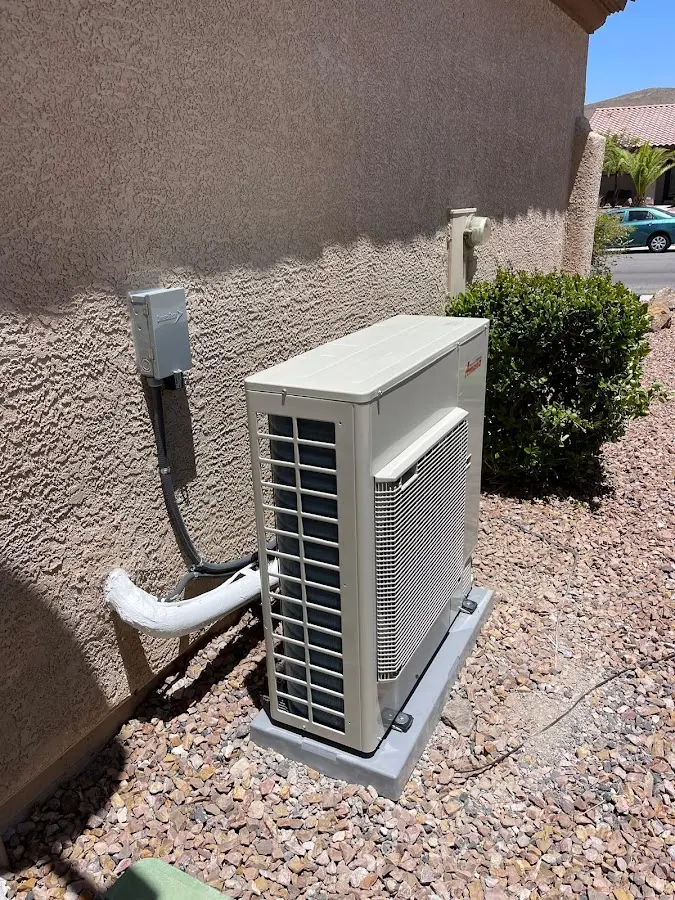 Residential air conditioning condenser unit in Hialeah